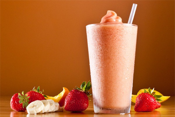 Strawberry-banana smoothie