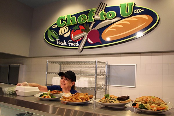 The Chef to U station will serve home-style lunches in the CAW Student Centre Marketplace this summer.