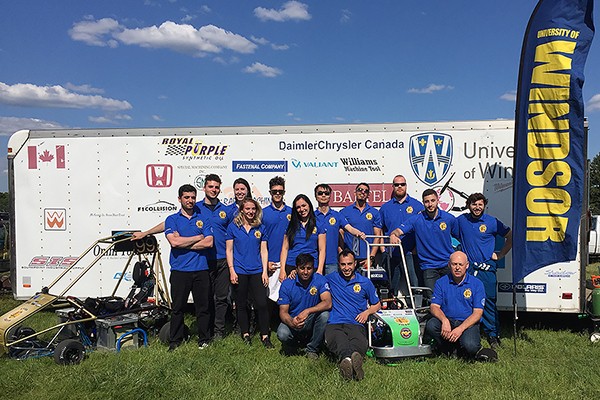 A team of UWindsor mechanical and electrical engineering students competed in the Electric Vehicle Grand Prix, last month in Indianapolis.