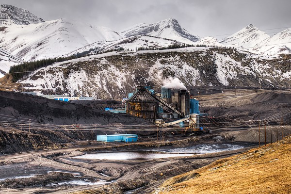 Coal mine in Alberta