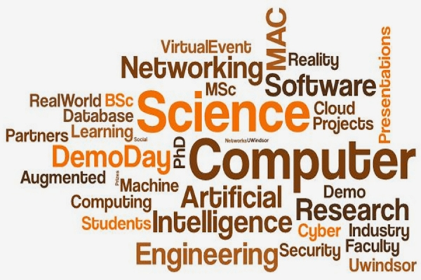 word cloud of tech terms
