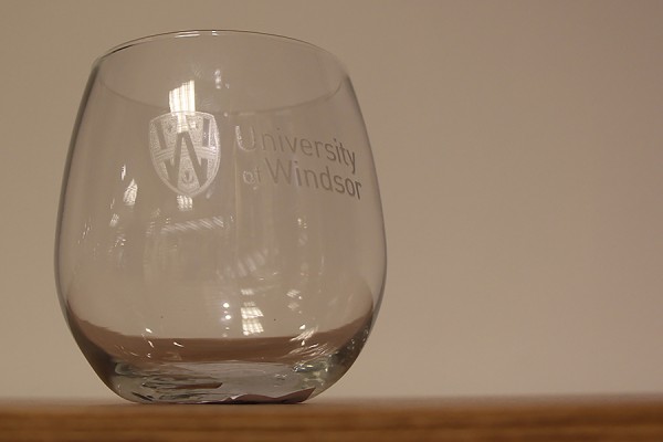 This stemless wine glass, normally $12.95, is just $9.95 August 27 in the Campus Bookstore.