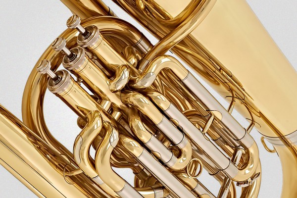 Close-up image of tuba