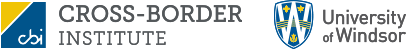 Cross-Border Institute and University of Windsor logos